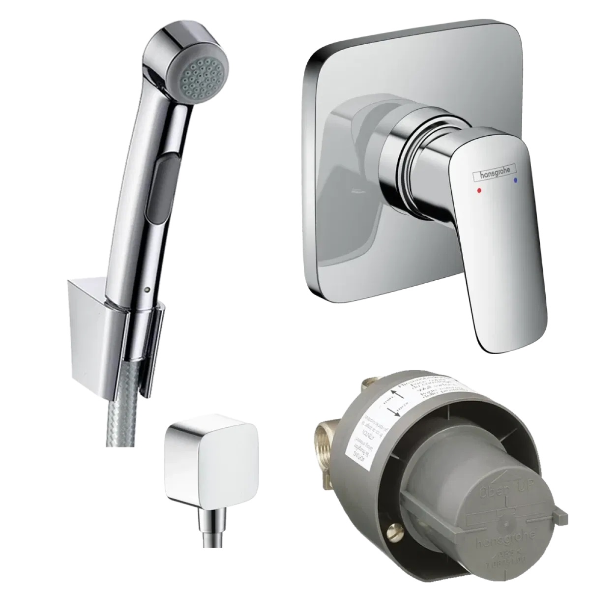 Смеситель для биде Hansgrohe Logis E Chrome 20200010