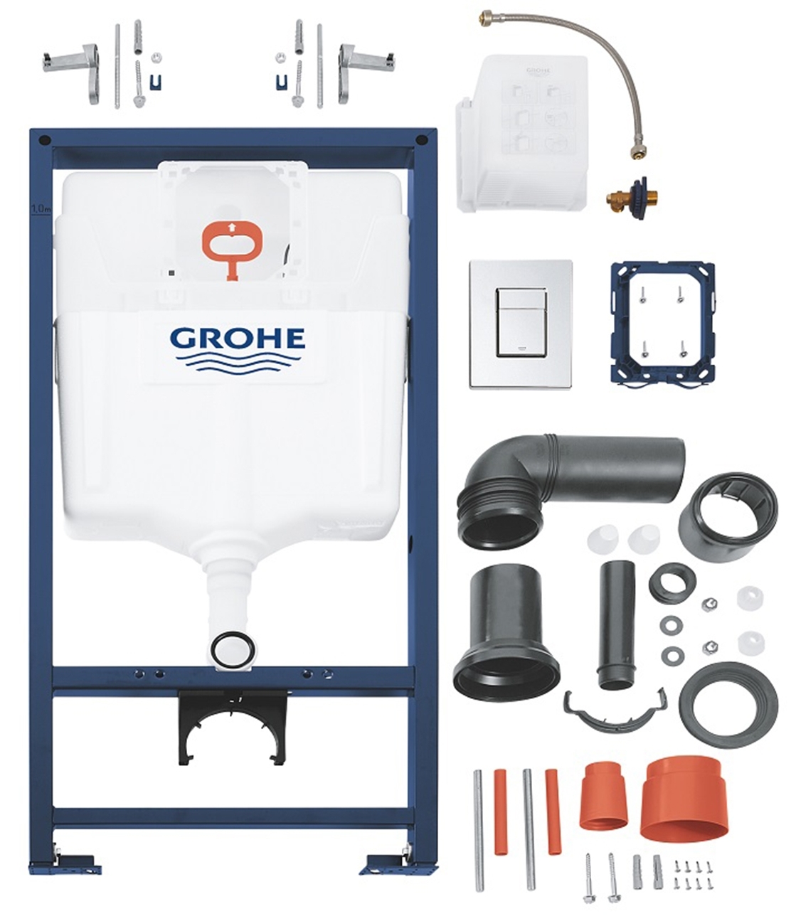 в продажу Комплект інсталяції з унітазом Grohe Rapid SL 3 в 1 38772001 + Kroner Harz KH493736WHIR (38772001KH493736) - фото 3