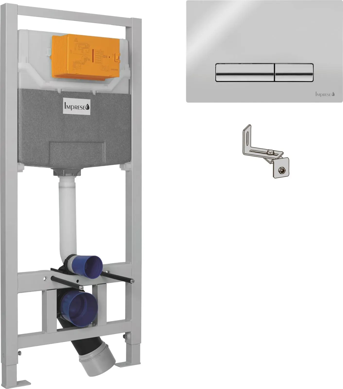 Комплект инсталляции для унитаза Imprese i-Frame 3в1 i9120C