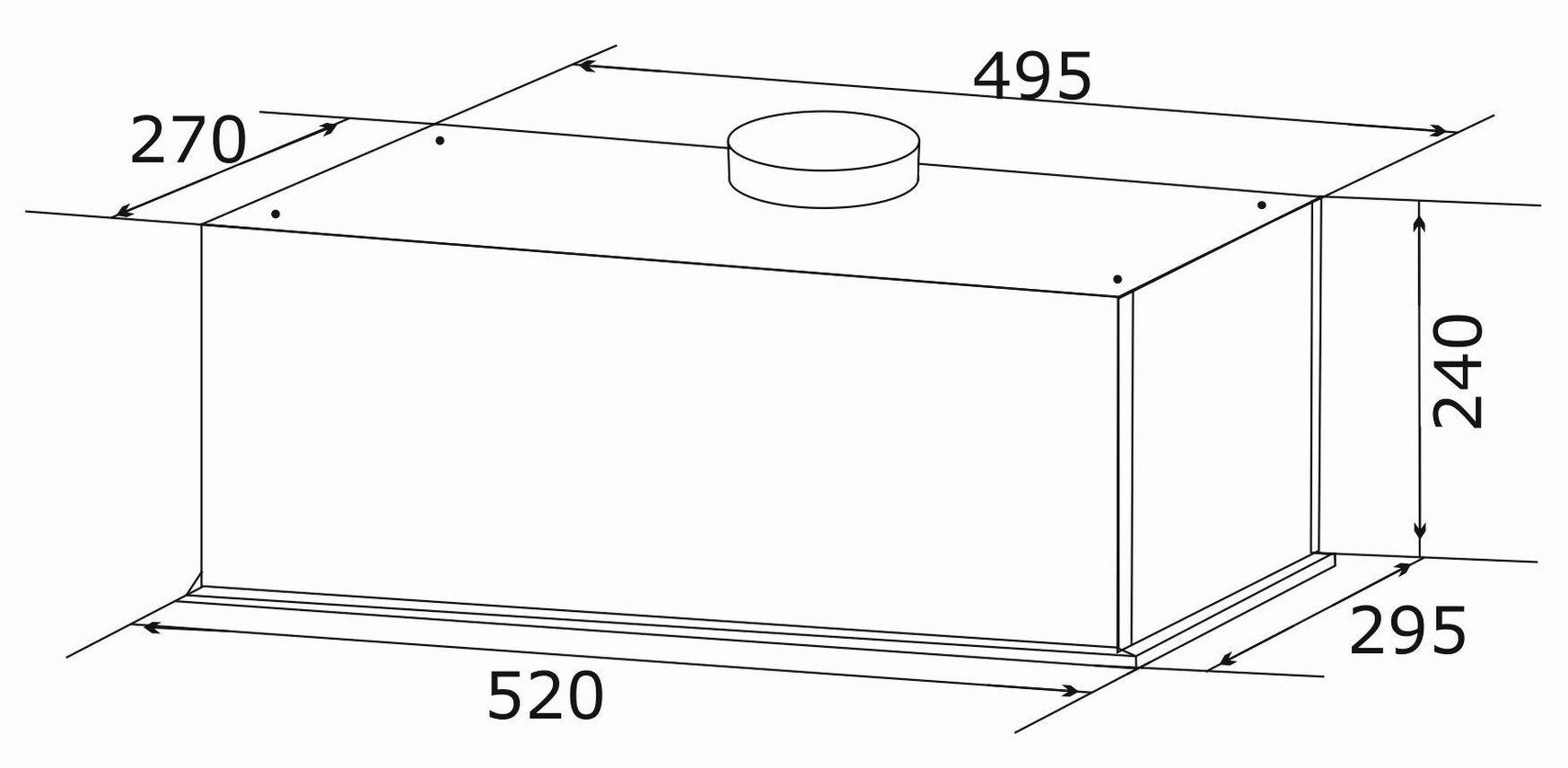 Granado Palamos 1614-1200 White glass Габаритные размеры