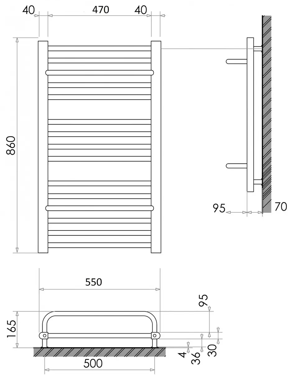 Hitzes WDB 1550 Габаритные размеры