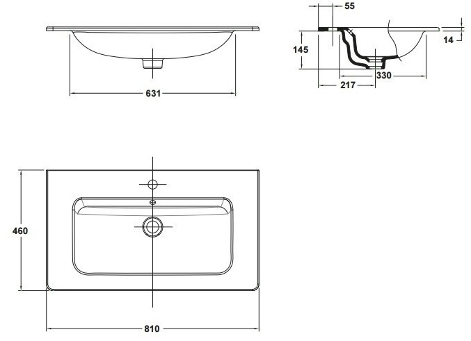 Gala Emma 81 (UV0000133) Габаритні розміри