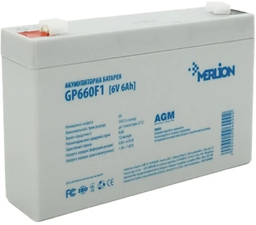 Merlion GP660F1NS 6V 6Ah