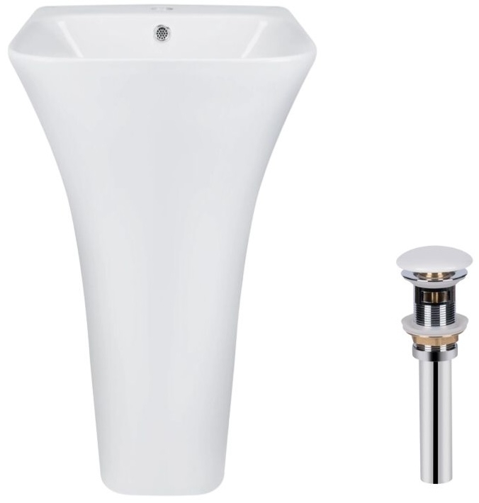 Q-Tap Crow White + донний клапан PU02O (QT0511G315WN47321)