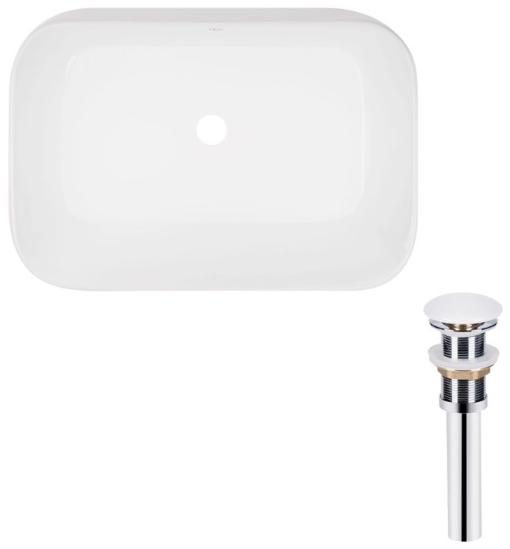 Q-Tap Scorpio White Glossy + донний клапан PU03 (QT14112243WN47299)