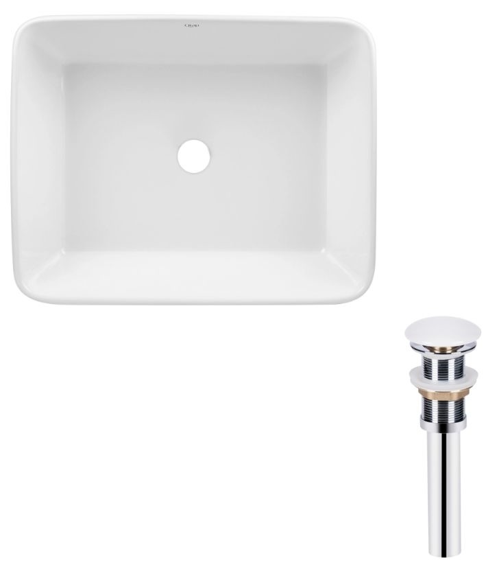 Q-Tap Tern White + донный клапан PU02 (QT17112074WN47301)