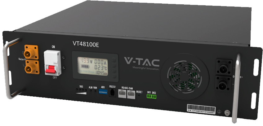 V-TAC CEI-021 LiFePO4 5.12kWh 100Ач,(VT48100E-P2)