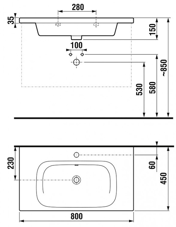 Jika Mio H8127160001041 Габаритні розміри