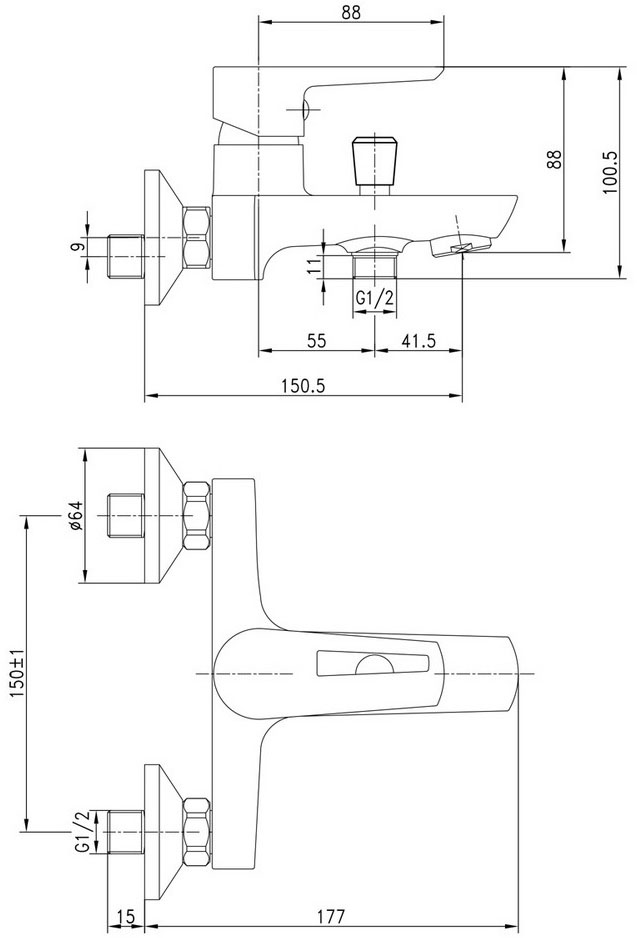 Imprese Breclav SET20230906 Габаритні розміри