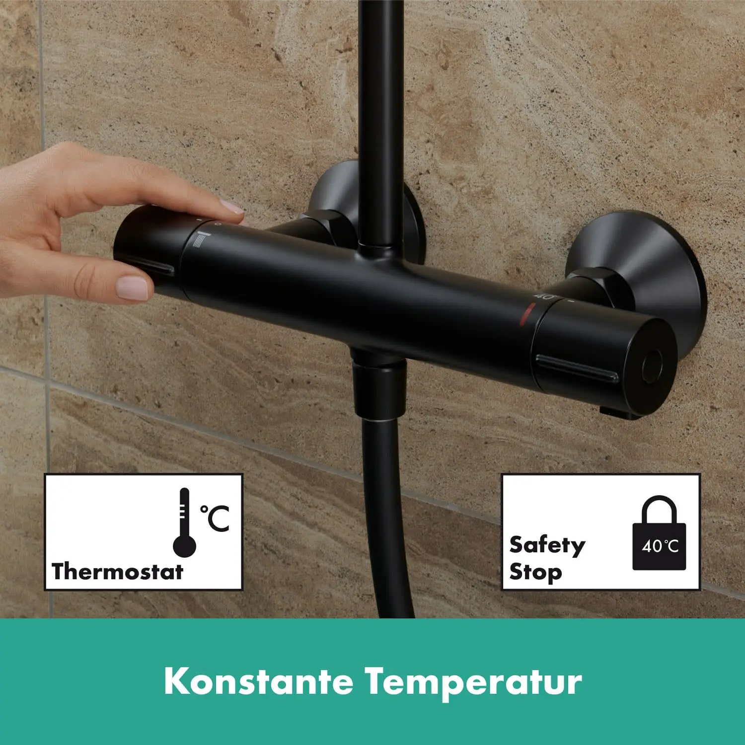 в продаже Душевая система Hansgrohe Vernis Blend Showerpipe 240 26426670 - фото 3