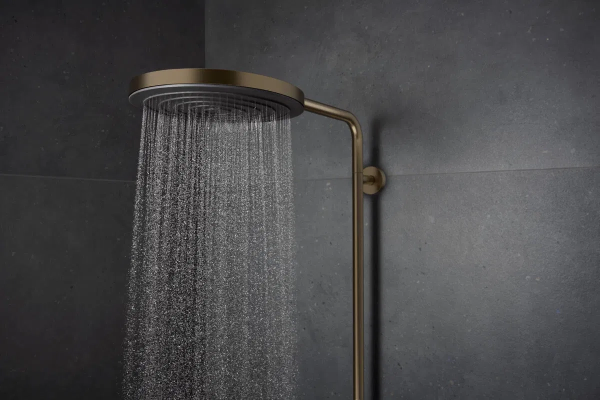 Set De Ducha Hansgrohe Pulsify S Con Termostato - Cabezal Grande 260 Mm, Chorro PowderRain, Negro Mate