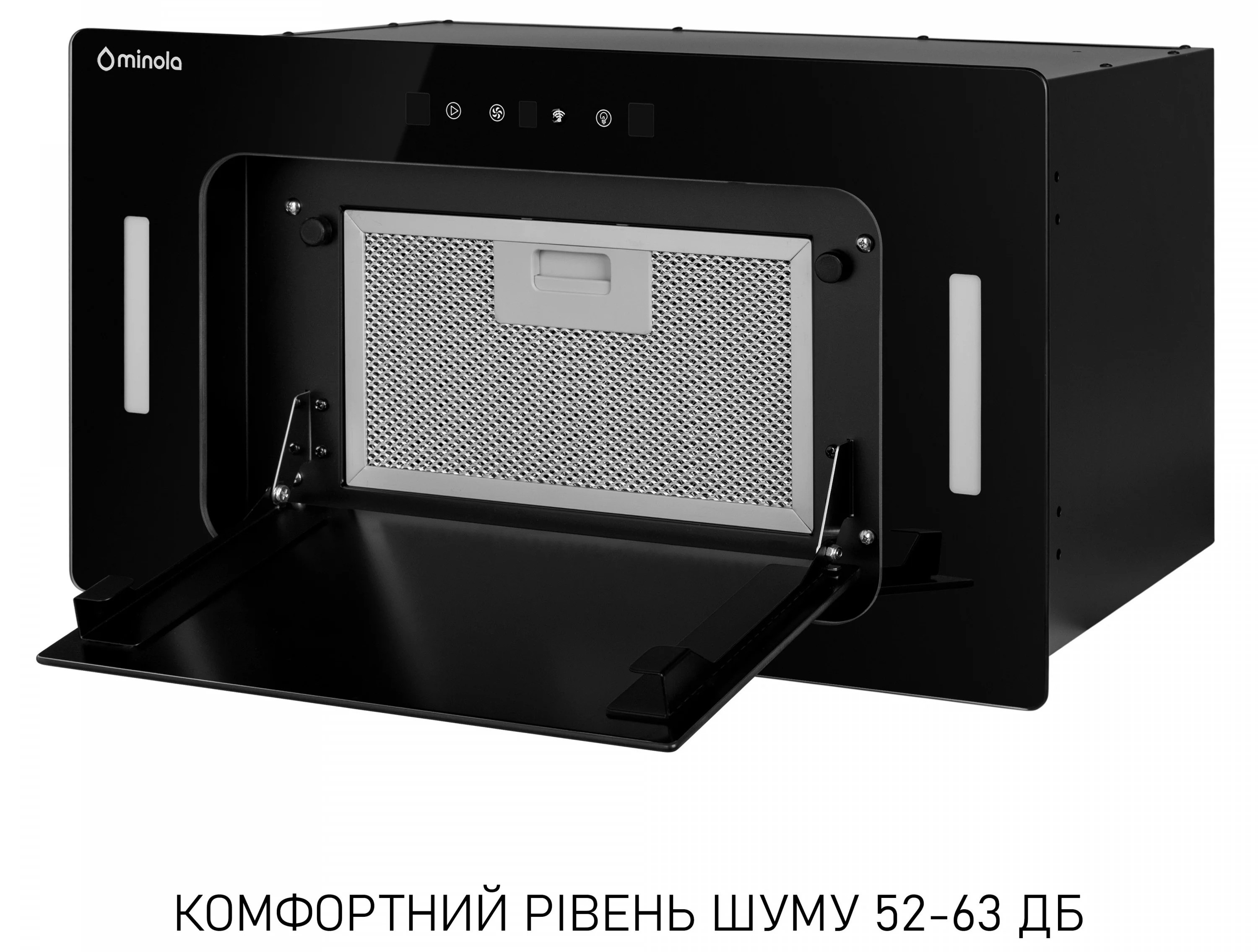 Кухонна витяжка Minola BGH 5877 BL зовнішній вигляд - фото 9