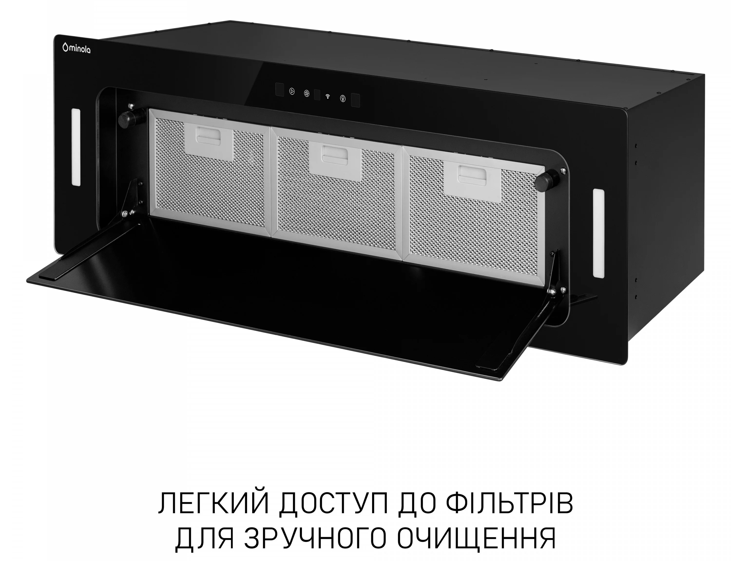 Кухонна витяжка Minola BGH 9977 BL Silent зовнішній вигляд - фото 9