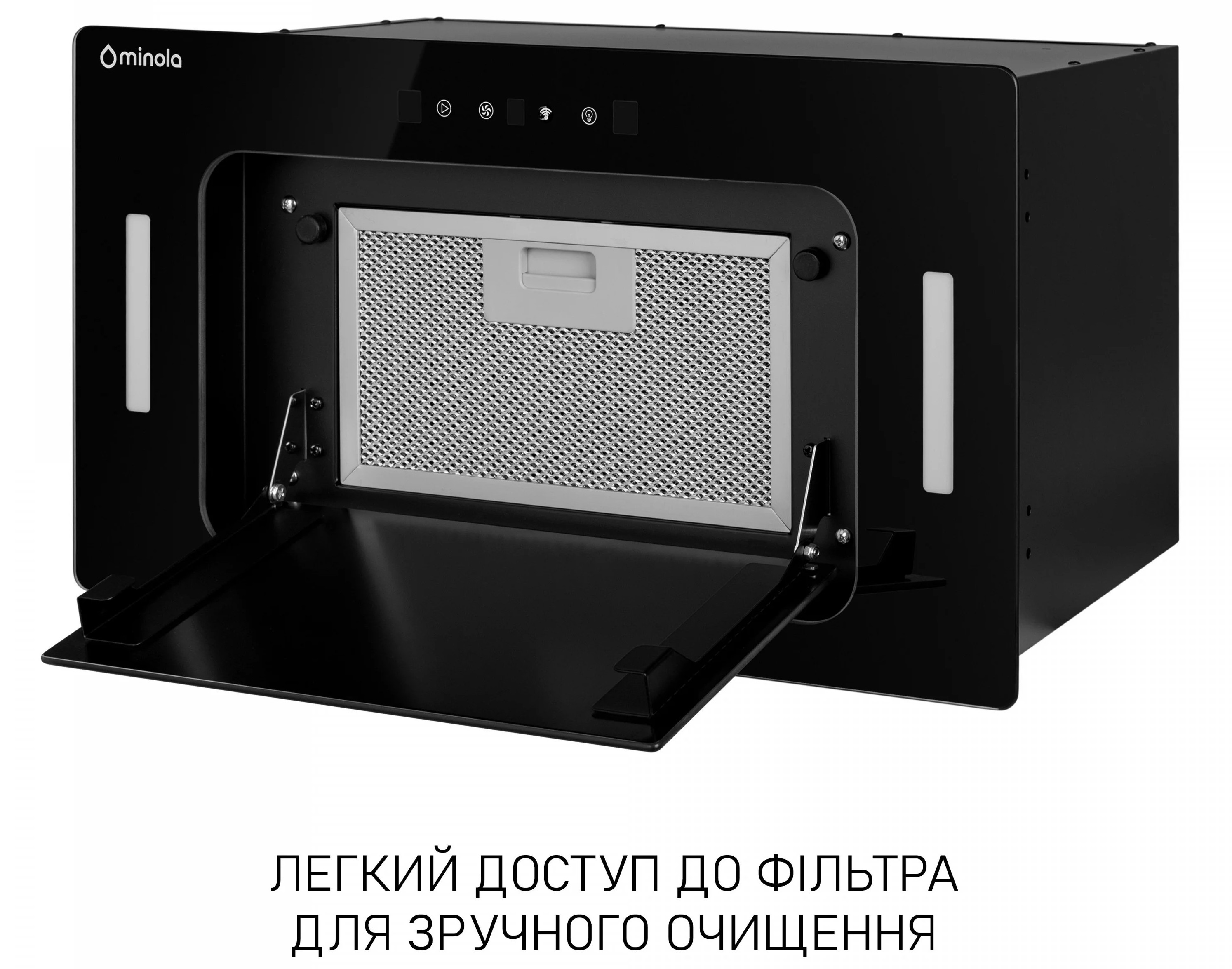 Кухонна витяжка Minola BGH 5977 BL Silent зовнішній вигляд - фото 9