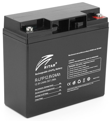 Акумуляторна батарея Ritar LiFePO4 R-LFP 12.8V 24Ah