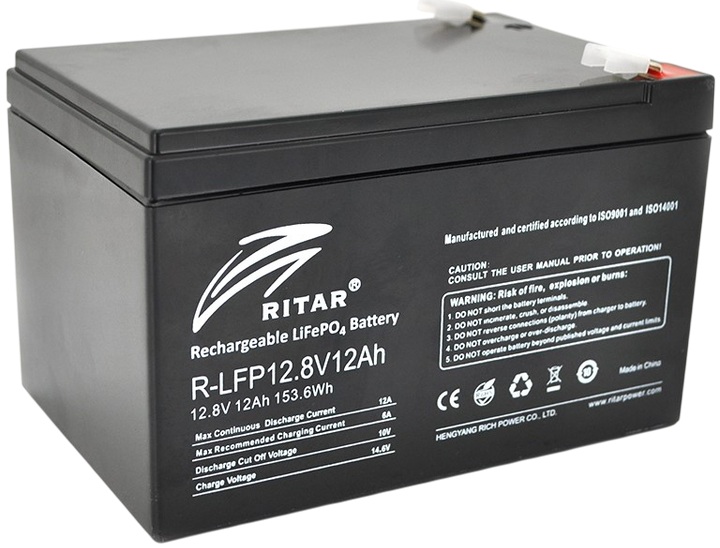 Ritar LiFePO4 R-LFP 12.8V 12Ah