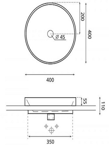 Bathco Bilbao 0007B Габаритные размеры