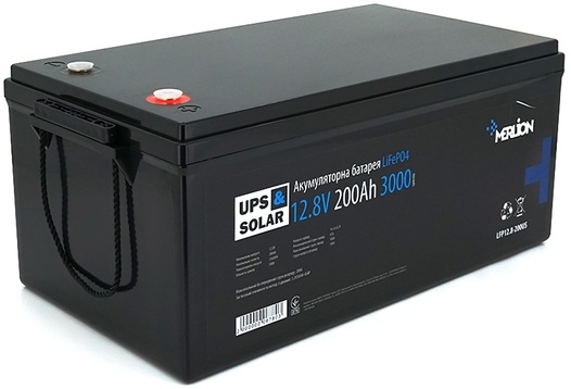 Merlion LiFePO4 12.8V 200Ah (LFP12-200US)