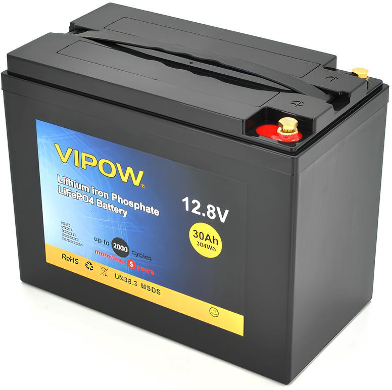 Vipow LiFePO4 12.8V 30Ah (LiFePO4128-30/25)