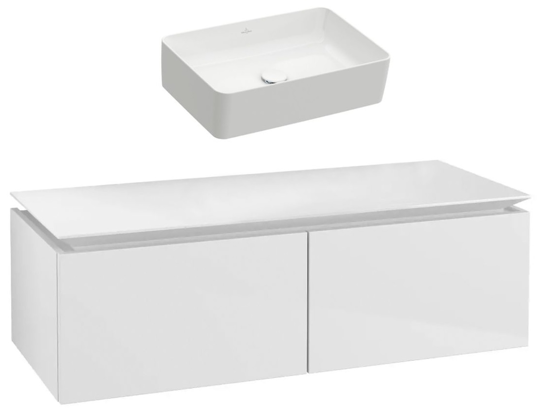 Villeroy&Boch Legato 120x38x50 см + Collaro 56x36 см (4A205601/B60900DH)