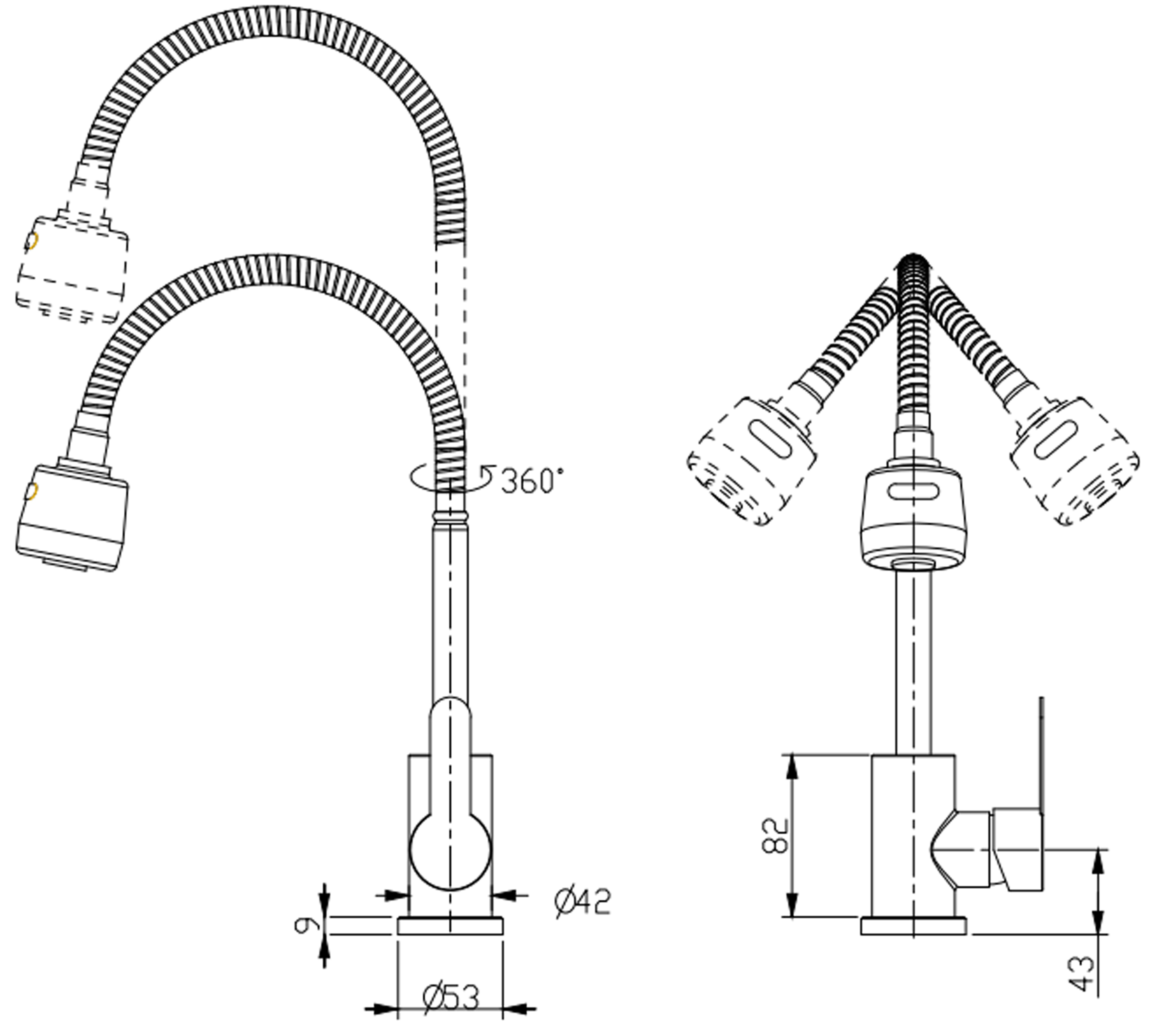 Brinex Pure 015F41 (BRIPUR015F41NKL) Nickel Габаритные размеры