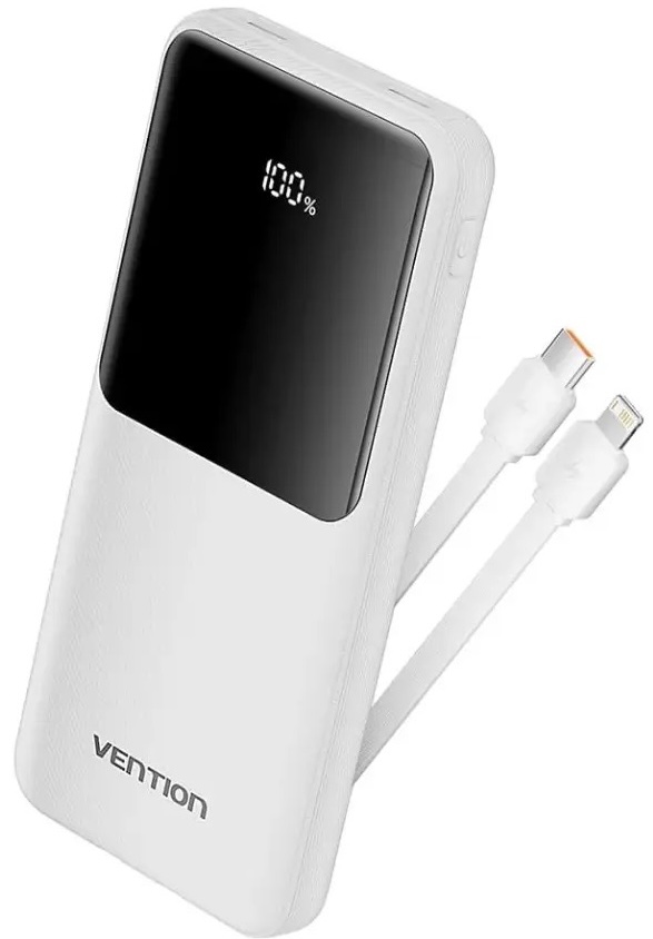 Інструкція повербанк Vention 10000mAh 22.5W 3A PD White (FHOW0)