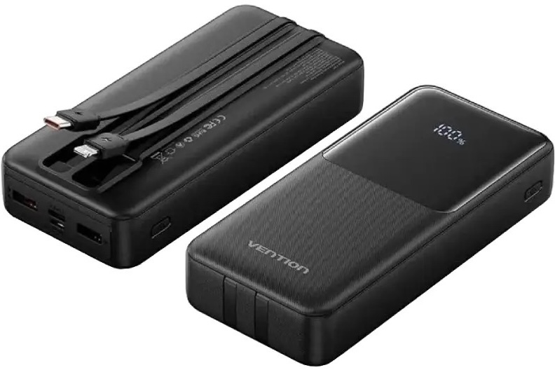 Повербанк Vention 20000mAh 22.5W 3A PD Black (FHPB0) відгуки - зображення 5