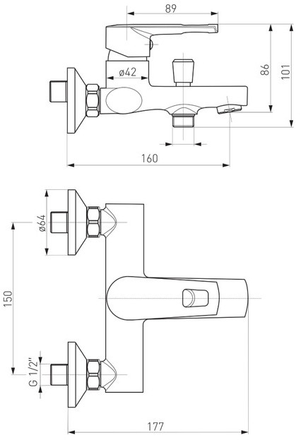 Volle Solar 1530.030101 Габаритні розміри