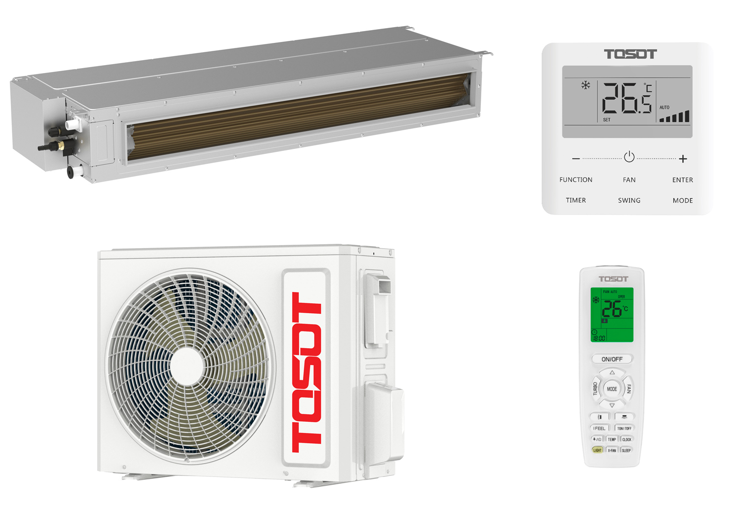 Кондиционер сплит-система Tosot TUD50PS1/A-S/TUD50W1/NhA-S в интернет-магазине, главное фото