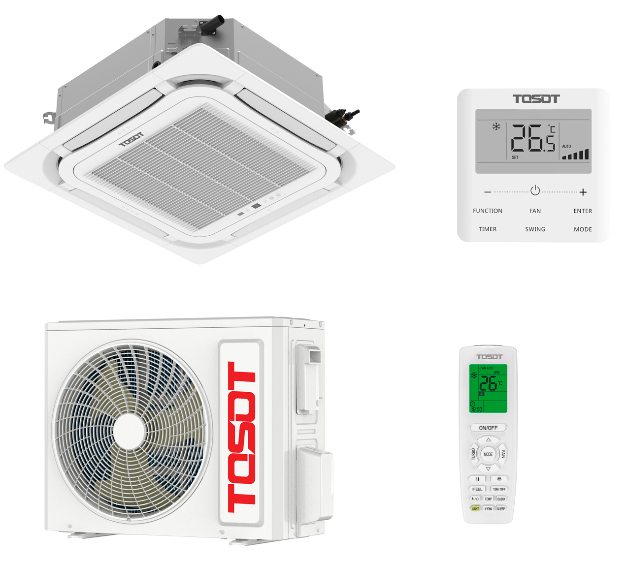 Кондиціонер спліт-система Tosot TUD100T1/A-S/TUD100W1/NhA-X+TF06