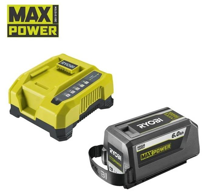 Набор аккумулятора и зарядного устройства Ryobi Max Power RY36BK60B цена 9999 грн - фотография 2