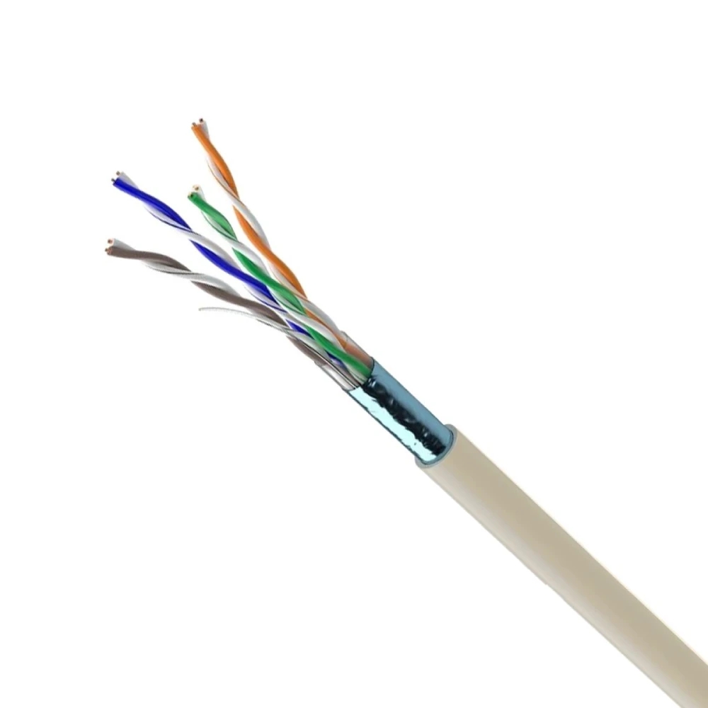 Кабель симетричний (вита пара) ЗЗКМ Cat 5e F/UTP 4x2x24AWG LSZH, 305 м (7091004)