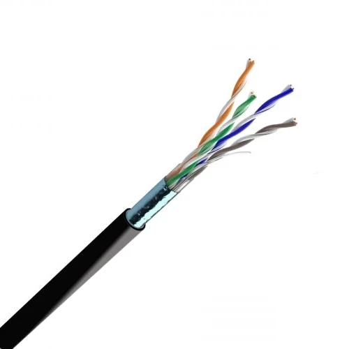 Кабель симетричний (вита пара) ЗЗКМ Cat 5e F/UTP 4x2x24AWG PE, 305 м (72567)