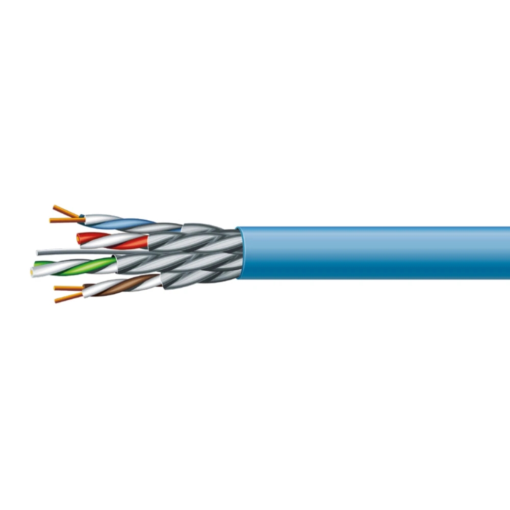 Кабель симетричний (вита пара) ЗЗКМ Cat 6A U/FTP 4х2х23AWG LSZH, 305 м (72111)