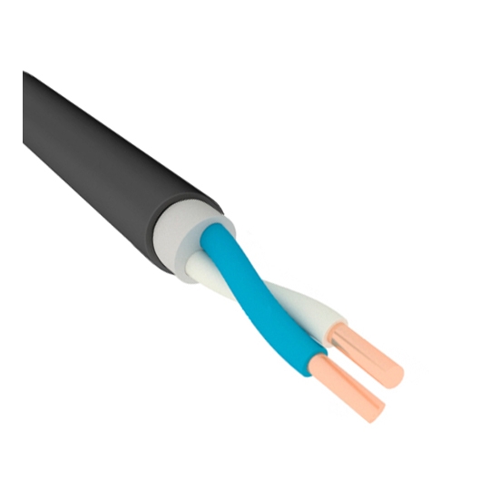 Кабель силовий Одескабель ВВГнг-LS 2x1.5 мм² (ож) (39658) 200м