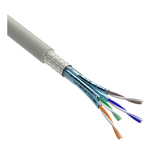 Кабель симметричный (витая пара) Одескабель КПпВО-ВПЭ (500) 4x2x0.56 (S/FTP-cat.6A), 500 м (7935049) в интернет-магазине, главное фото