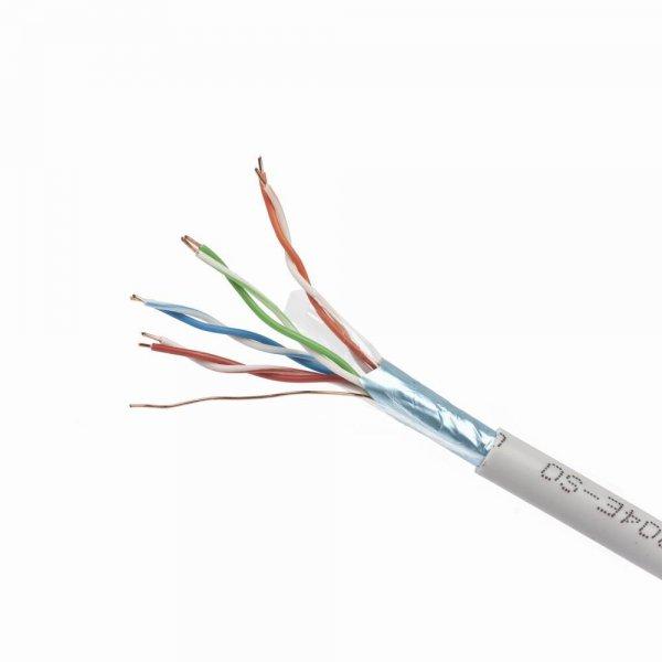 Кабель симетричний (вита пара) Cablexpert Cat 5e F/UTP 4x2x24AWG Cu, 305 м (FPC-5004E)