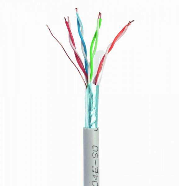 Кабель симетричний (вита пара) Cablexpert Cat 5e F/UTP 4x2x24AWG CCA, 100 м (FPC-5004E-SOL/100)