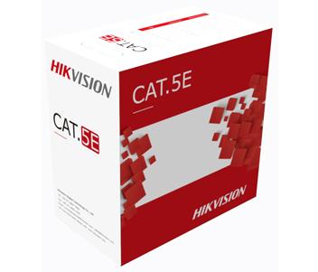 Кабель симетричний (вита пара) Hikvision 4x2x24AWG PE (UTP-cat.5Е), 305 м (DS-1LN5EO-UU/E)