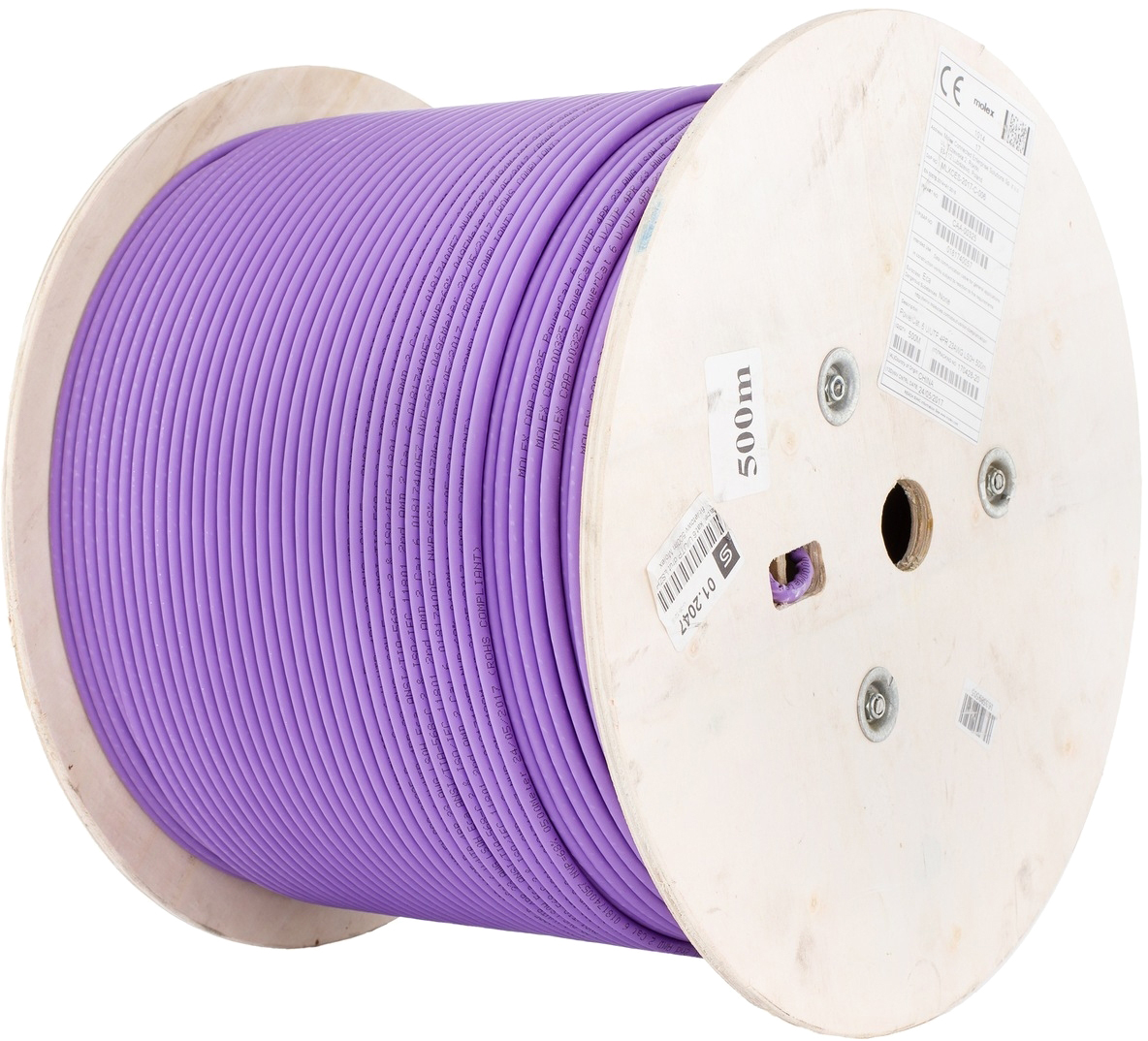 в продаже Кабель симметричный (витая пара) Molex Cat 6 U/UTP 4x2x23AWG LSZH Cu, 500 м (CAA-00325) - фото 3