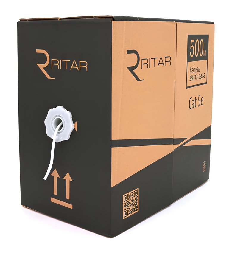 Ritar КВП 2x2x0.50 CCA (UTP-cat.5Е), white, 500 м (05059)