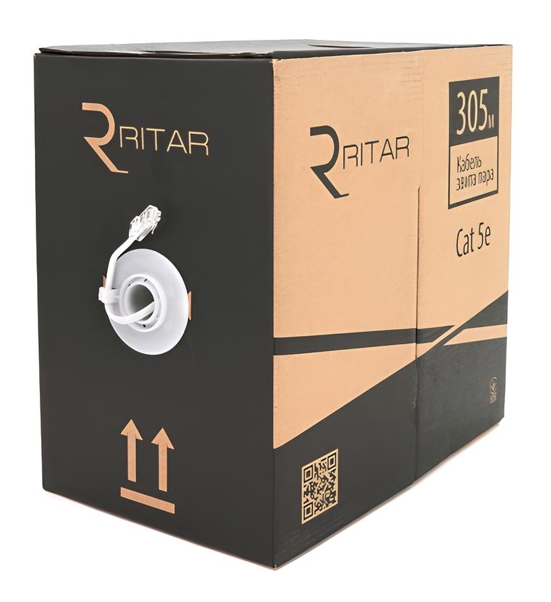 Ritar КВП 4x2x0.50 CCA (UTP-cat.5Е), white, 305 м (03490)