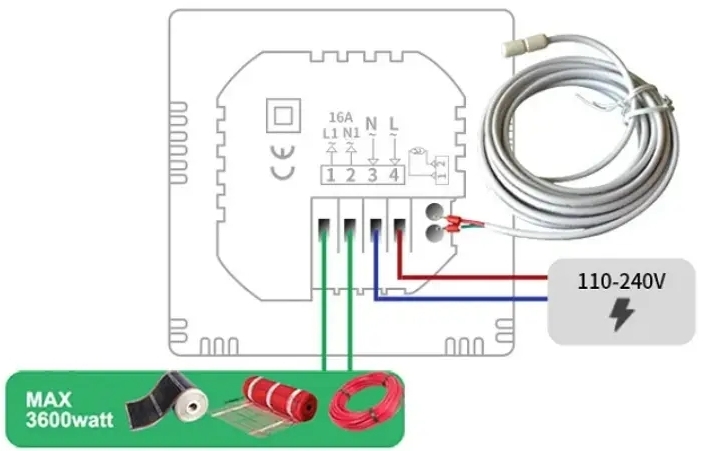 Терморегулятор 4Heat AE-668 (Gold) инструкция - изображение 6