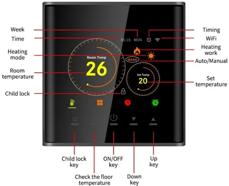 Терморегулятор 4Heat AE-740 WiFi характеристики - фотография 7