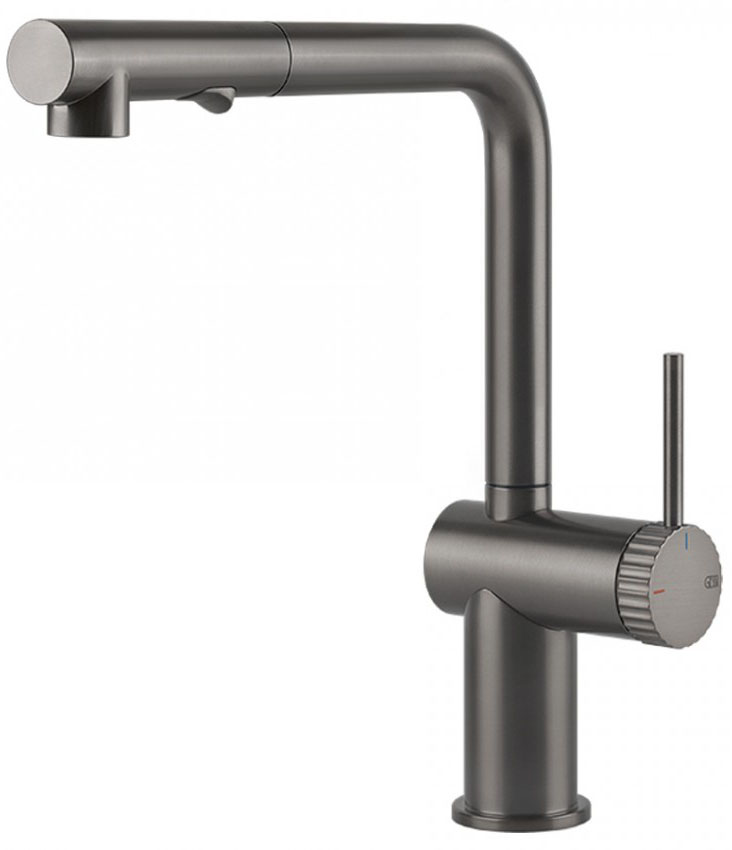 Смеситель для кухни Gessi Inedito Black Metal Brushed GHRC (60457126)