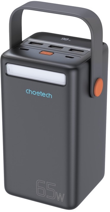 Повербанк Choetech B664 50000mAh 65W Black (B664-CCBE) ціна 2999 грн - фотографія 2