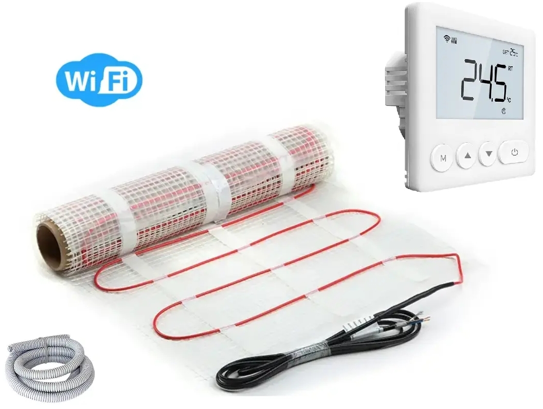 Комплект теплої підлоги 4Heat MatKit WiFi-1,0м2 + терморегулятор AE-X.WF ціна 3097 грн - фотографія 2