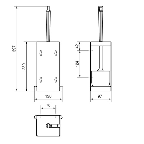 KWC Rodan (RODX687) Габаритные размеры