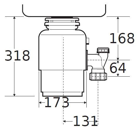 Teka TR 550 уценка Габаритные размеры