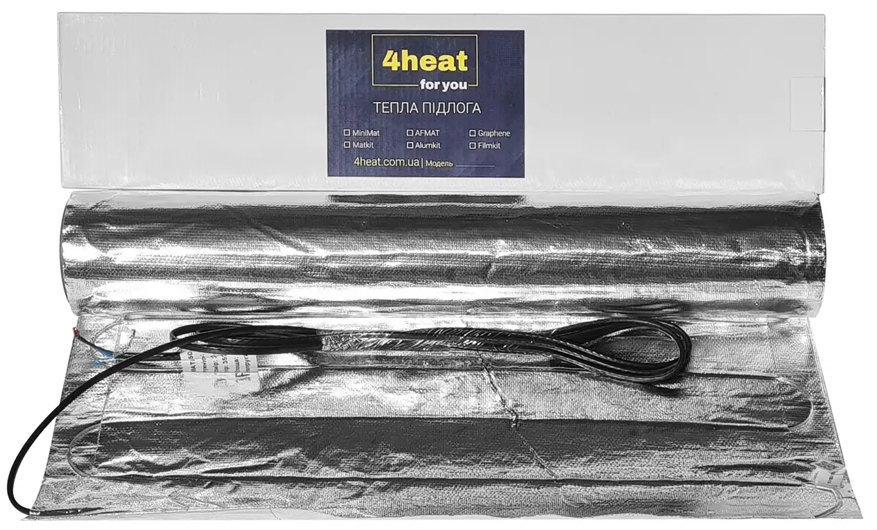 Комплект теплого пола 4Heat AlumKit Standart-4,0м2 + терморегулятор M5.16 цена 5817 грн - фотография 2
